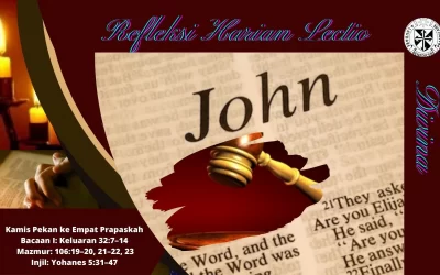 Official Website Refleksi Harian Lectio Divina Kamis Pekan Keempat Prapaskah 31 Maret 2022