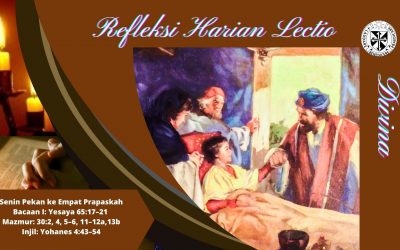 Official Website Refleksi Harian Lectio Divina Senin Pekan Keempat Prapaskah 28 Maret 2022