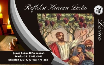 Official Website Refleksi Harian Lectio Divina Jumat Pekan Kedua Prapaskah Bacaan Injil: Matius 21 : 33-43.45-46