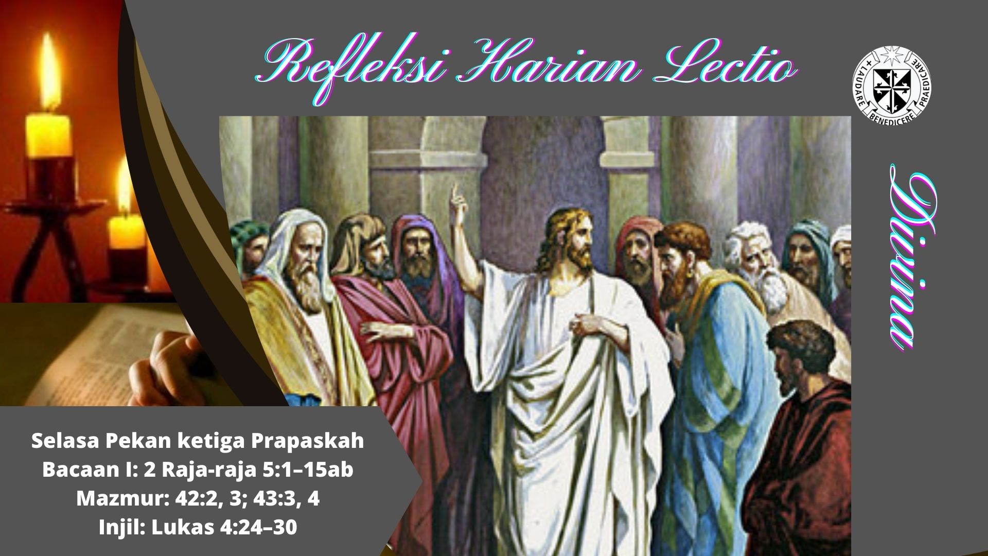 Refleksi Harian Lectio Divina Senin Pekan ketiga Prapaskah