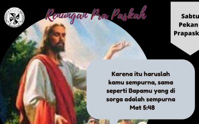 Renungan Harian ke 10 Hari Sabtu Pekan I Prapaskah Matius 5:43–48
