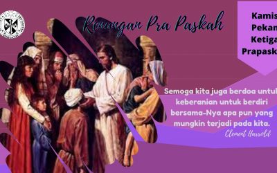 Renungan Harian Hari Ke-20 Kamis Pekan Ketiga Prapaskah