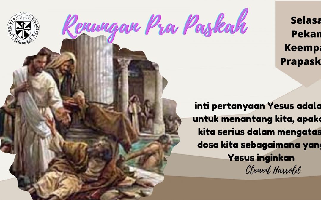 Renungan HarianSelasa Pekan keempat Prapaskah