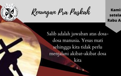 Renungan Harian HARI KE-2 Pra Paskah : Kamis setelah Rabu Abu
