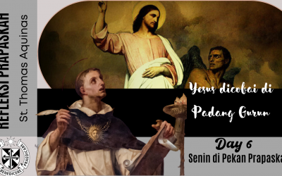 Refleksi Prapaskah St Thomas Aquinas  Hari ke 6 Senin di Pekan Prapaskah I : Pencobaan di Padang Gurun