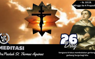 Hari ke 26 Meditasi Harian selama Prapaskah Santo Thomas Aquinas Minggu Keempat Prapaskah