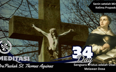 Hari ke 34 Meditasi Harian selama Prapaskah Santo Thomas Aquinas Senin setelah Minggu Kelima Prapaskah