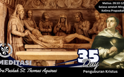 Hari ke 35 Meditasi Harian selama Prapaskah Santo Thomas Aquinas Selasa setelah Minggu Kelima Prapaskah