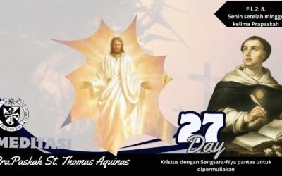 Hari ke 27 Meditasi Harian selama Prapaskah Santo Thomas Aquinas Senin setelah Minggu Keempat Prapaskah
